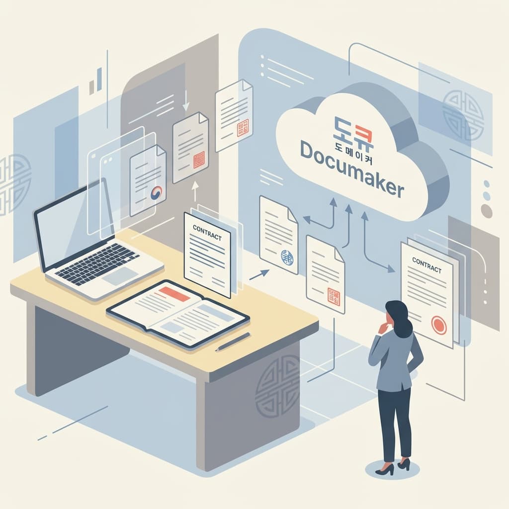 Documaker 서비스 일러스트레이션